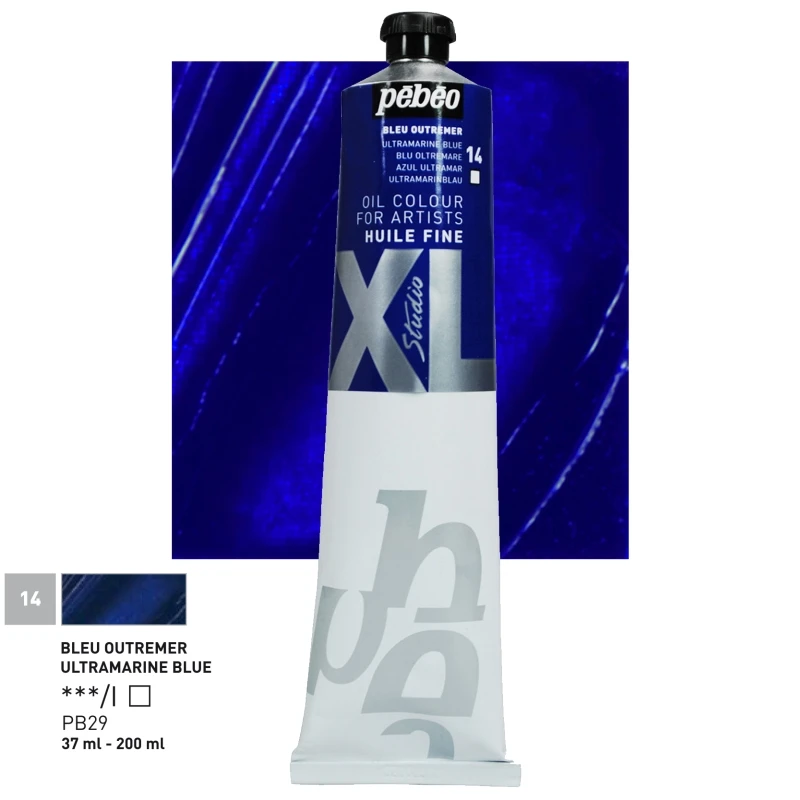 Farba Olejna Pebeo XL Fine Oil 200ml 14 Ultramarine Blue