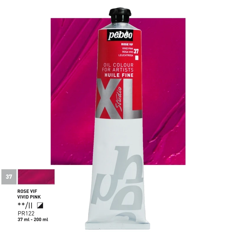 Farba Olejna Pebeo XL Fine Oil 200ml 37 Vivid Pink