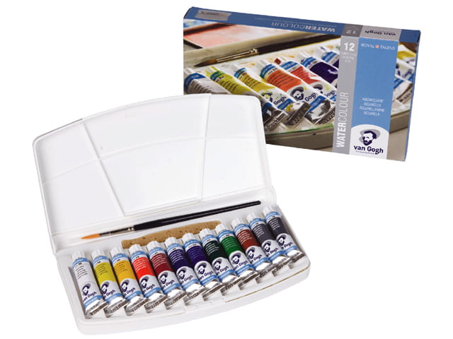 Farby akwarelowe VAN GOGH 12x10ML w plastikowym pudełku