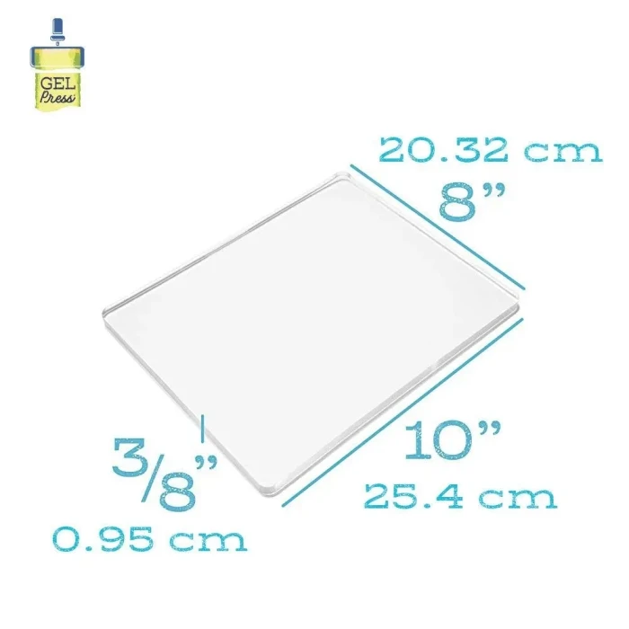 GEL PRINTING PLATE 20,3x25,4 cm PŁYTA ŻELOWA DO MONOTYPII