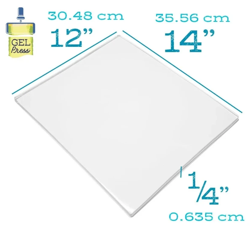 GEL PRINTING PLATE 30,5x35,5 cm PŁYTA ŻELOWA DO MONOTYPII