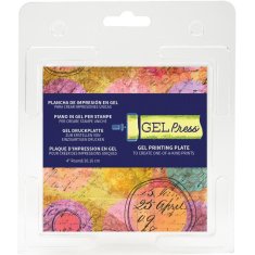 GEL PRINTING PLATE KOŁO 10 CM PŁYTA ŻELOWA DO MONOTYPII