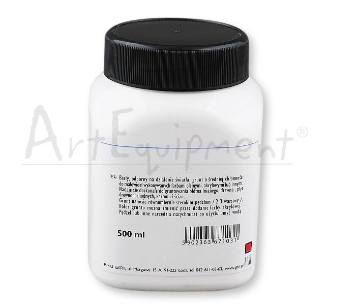 Gesso - grunt uniwersalny - pojemność 500 ml