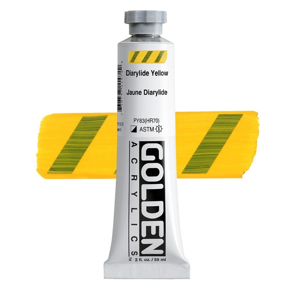 Golden Acrylics HB 1147 DIARYLIDE YELLOW 59 ML