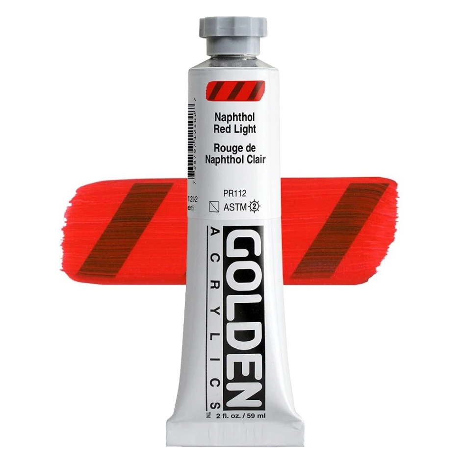 Golden Acrylics HB 1210 NAPHTHOL RED LIGHT 59 ML