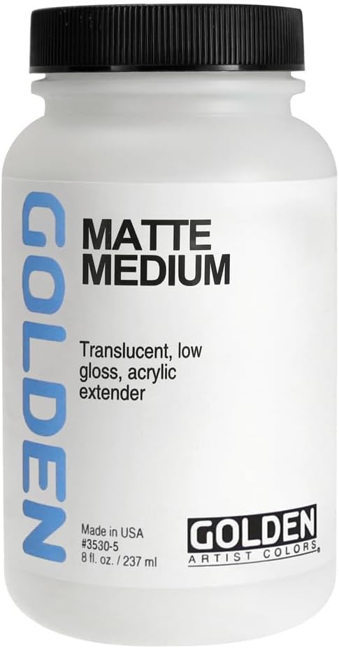 Golden Acrylics MATTE MEDIUM 237 ML