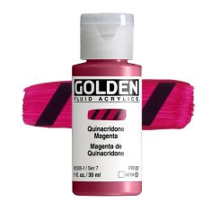 Golden Fluid Acrylics: 2305 Quinacridone Magenta 30ml
