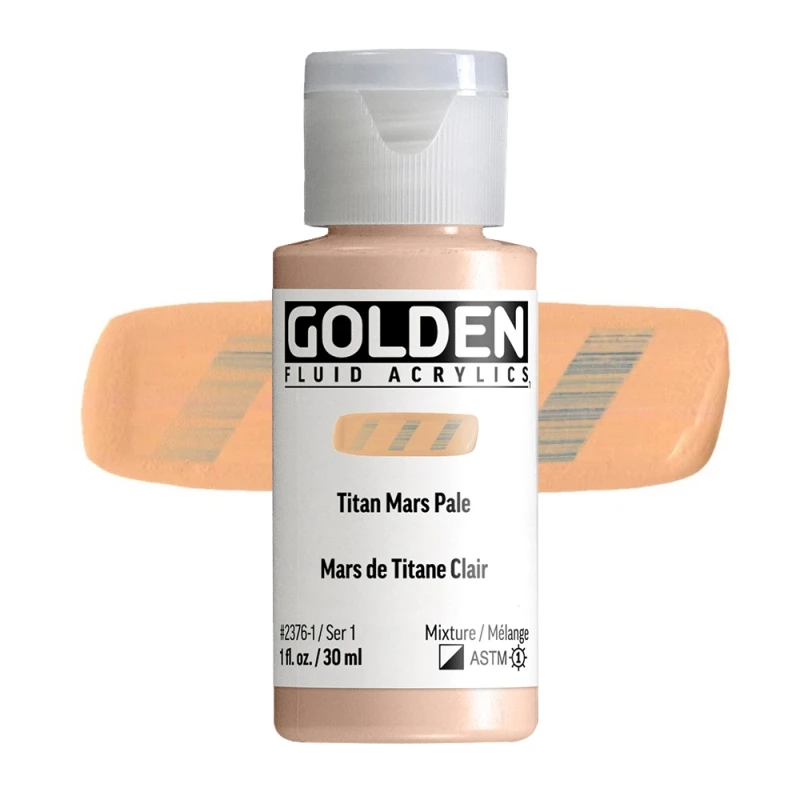 Golden Fluid Acrylics: 2376 Titanium Mars Pale 30ml