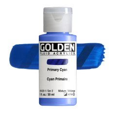 Golden Fluid Acrylics: 2420 Primary Cyan 30ml