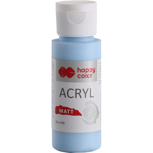 HAPPY COLOR ACRYL MAT/FARBA AKRYLOWA MATOWA 60 ML - PODNIEBNY BLASK