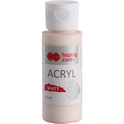 HAPPY COLOR ACRYL MAT/FARBA AKRYLOWA MATOWA 60 ML - DELIKATNY BEŻ