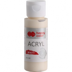 HAPPY COLOR ACRYL MAT/FARBA AKRYLOWA MATOWA 60 ML - BRZOSKWINIOWA PERŁA