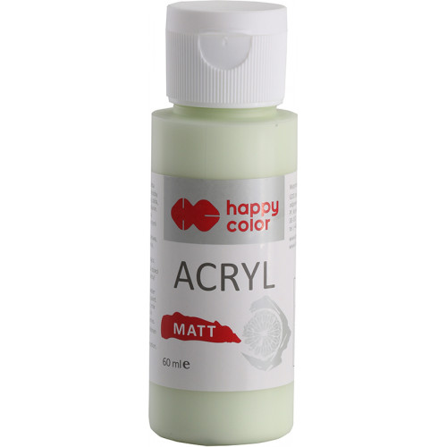 HAPPY COLOR ACRYL MAT/FARBA AKRYLOWA MATOWA 60 ML - ZIELEŃ OGRODU