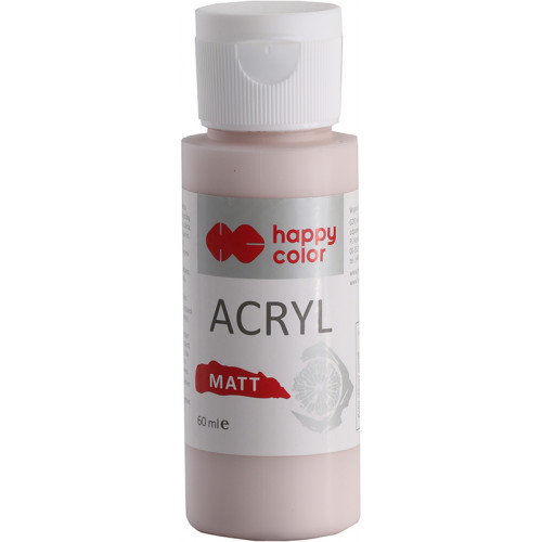 HAPPY COLOR ACRYL MAT/FARBA AKRYLOWA MATOWA 60 ML - RÓŻOWY PIASEK