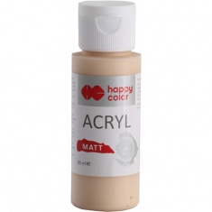 HAPPY COLOR ACRYL MAT/FARBA AKRYLOWA MATOWA 60 ML - KARMELOWE TOFFI
