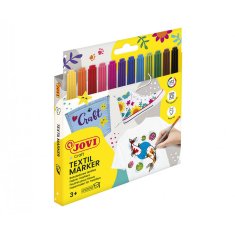 JOVI Flamastry do tkanin 12 kol.