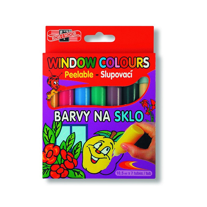 Koh-I-Noor FARBY WITRAŻOWE ŻELKI 5+2 x 10,5ml