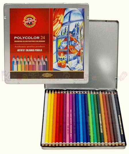KOH-I-NOOR KREDKI POLYCOLOR 24 KOLORY