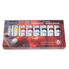 Komplet artystycznych farb akrylowych SCHMINCKE PRIMACRYL ARTIST 8x60ML