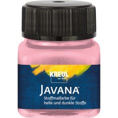 KREUL Javana Opaque – różowy 20 ml FARBA DO TKANIN JASNYCH I CIEMNYCH