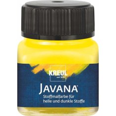 KREUL Javana Opaque – żółty 20 ml FARBA DO TKANIN JASNYCH I CIEMNYCH