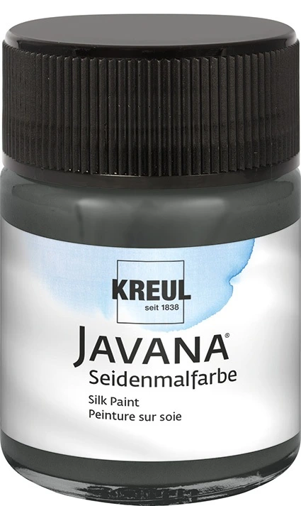 KREUL Javana Silk Paint – czarny 50 ml FARBA DO JEDWABIU