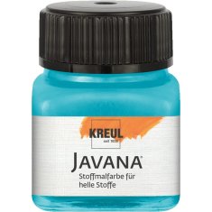 KREUL Javana Textile Color – błękit turkusowy 20 ml FARBA DO TKANIN JASNYCH