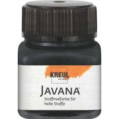 KREUL Javana Textile Color – czarny 20 ml FARBA DO TKANIN JASNYCH