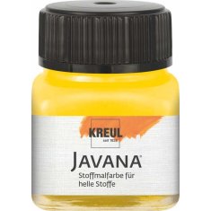 KREUL Javana Textile Color – złocisty żółty 20 ml FARBA DO TKANIN JASNYCH