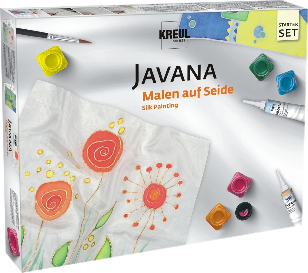 KREUL JAVANA ZESTAW FARB DO JEDWABIU STARTER SET