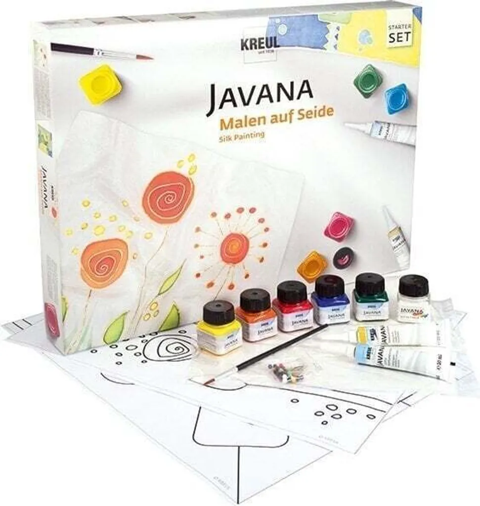 KREUL JAVANA ZESTAW FARB DO JEDWABIU STARTER SET
