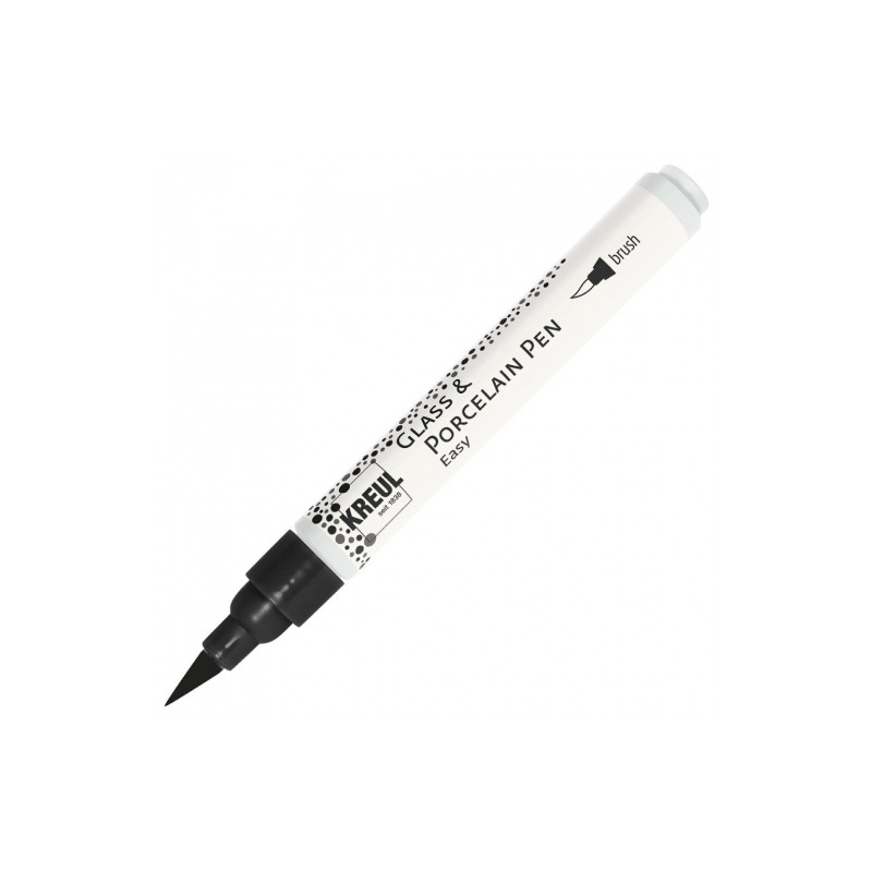 KREUL PORCELAIN ART PEN BRUSH BLACK