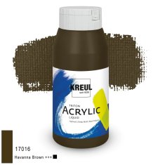 KREUL Triton Acrylic Liquid – brąz hawański, 750 ml