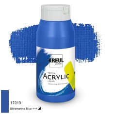 KREUL Triton Acrylic Liquid – błękit ultramarynowy, 750 ml