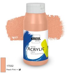 KREUL Triton Acrylic Liquid – brzoskwiniowy róż, 750 ml
