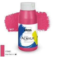 KREUL Triton Acrylic Liquid – czerwień fioletowa, 750 ml