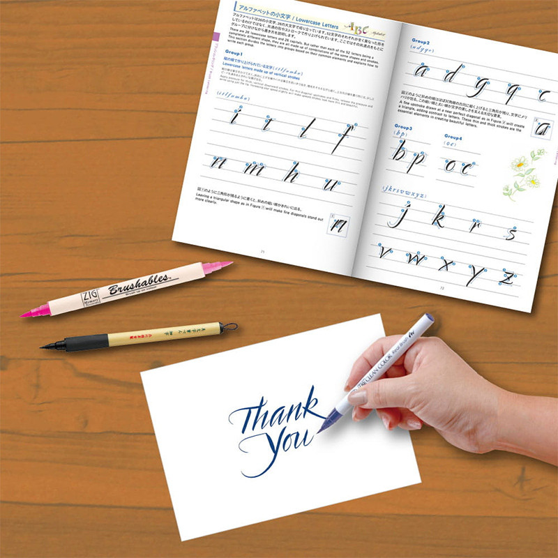 KURETAKE ZESTAW DO KALIGRAFII BRUSH & LETTERING STARTER