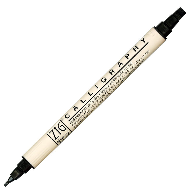KURETAKE ZIG CALLIGRAPHY MS-3400 - PISAK DO KALIGRAFII Z DWIEMA KOŃCÓWKAMI 2MM/5MM