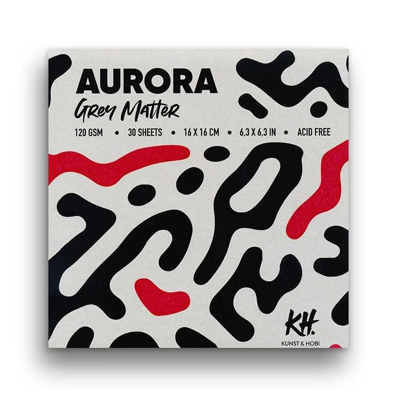 KWADRATOWY SZKICOWNIK AURORA GREY MATTER 120G /30 ARK/ 16X16 CM