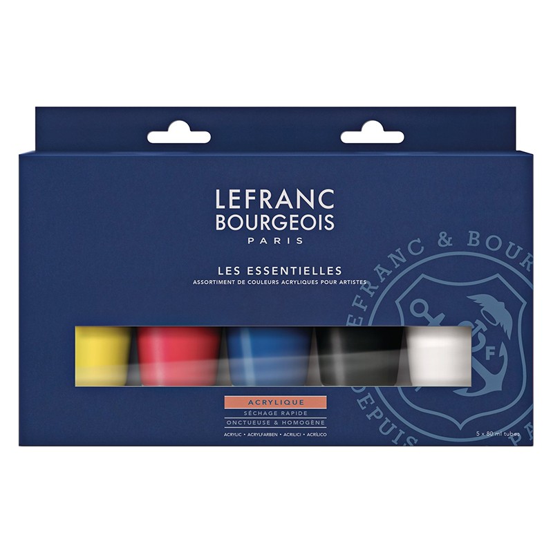 L&B FINE ACRYLIC 5X80 SET