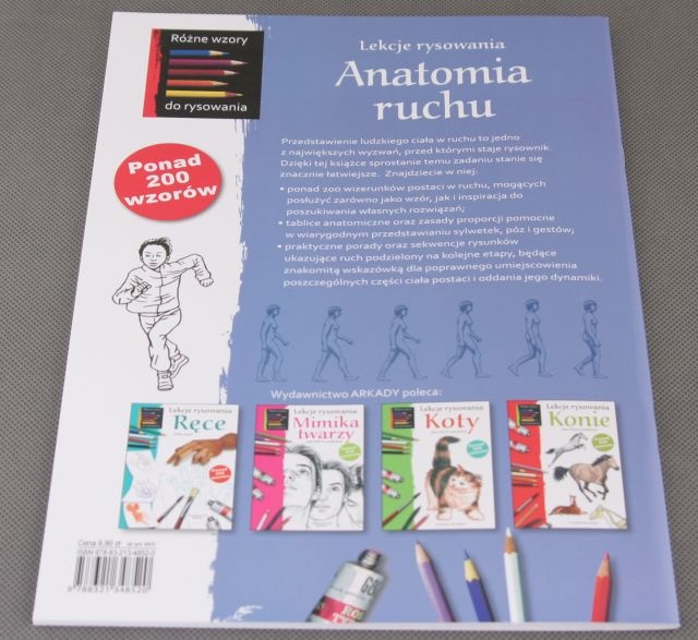 Lekcje rysowania - ANATOMIA RUCHU- ARKADY