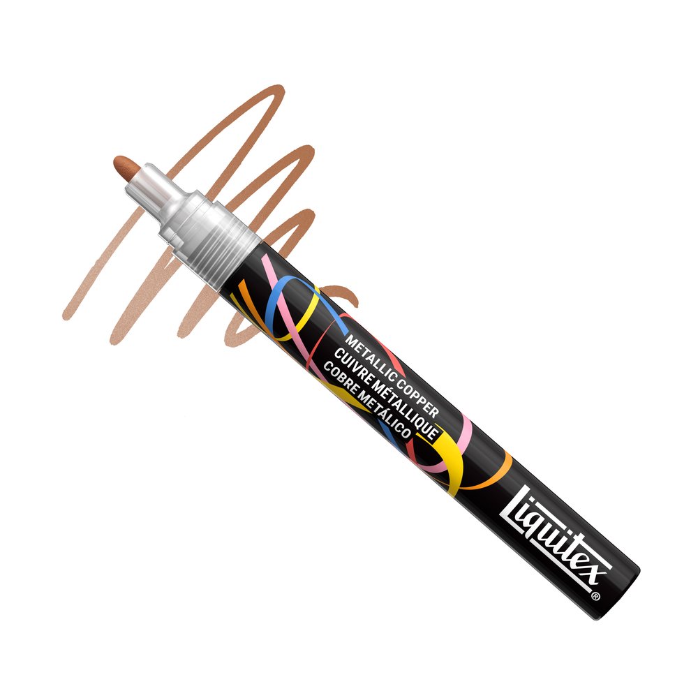 Liquitex Marker Metallic Copper 2 mm – marker akrylowy