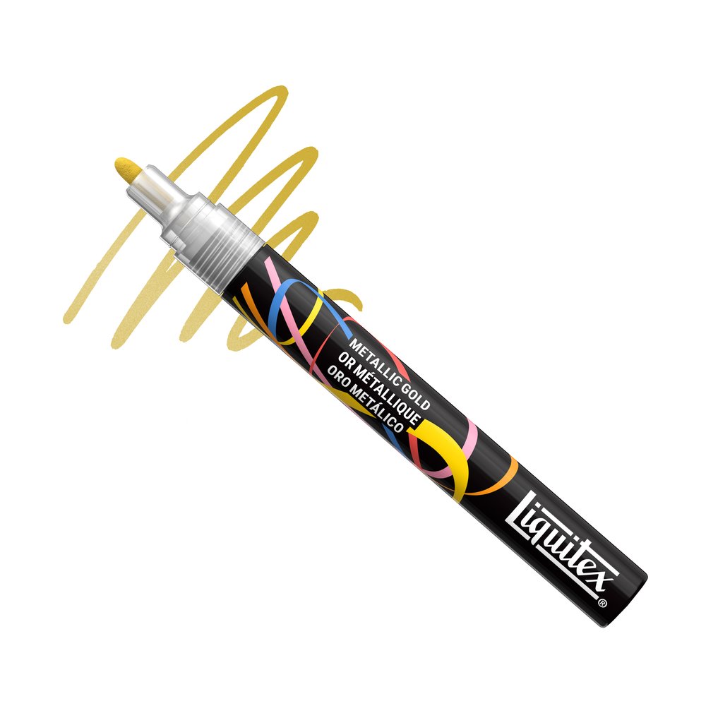 Liquitex Marker Metallic Gold 2 mm – marker akrylowy