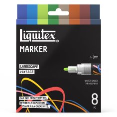 Liquitex Marker – zestaw markerów akrylowych Landscape 8 × 2 mm