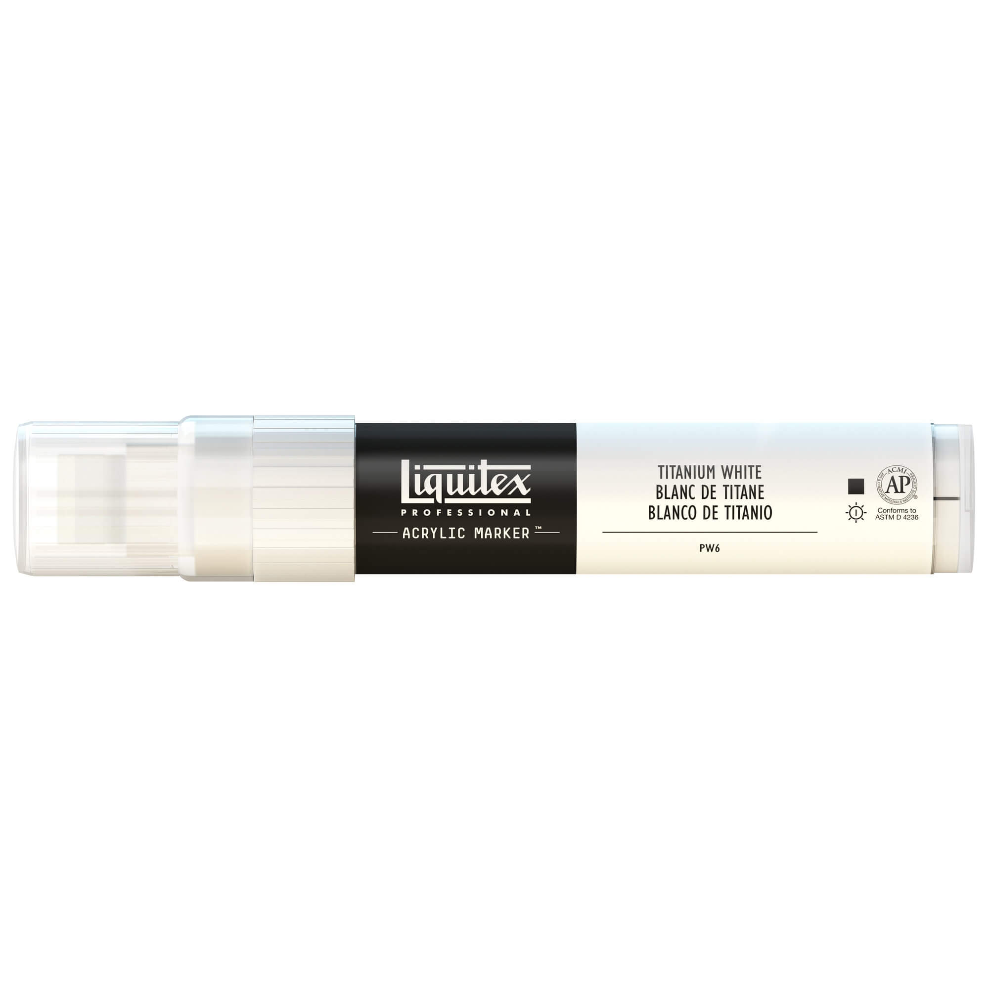 LQX Paint Marker Wide Titanium White 8-15mm