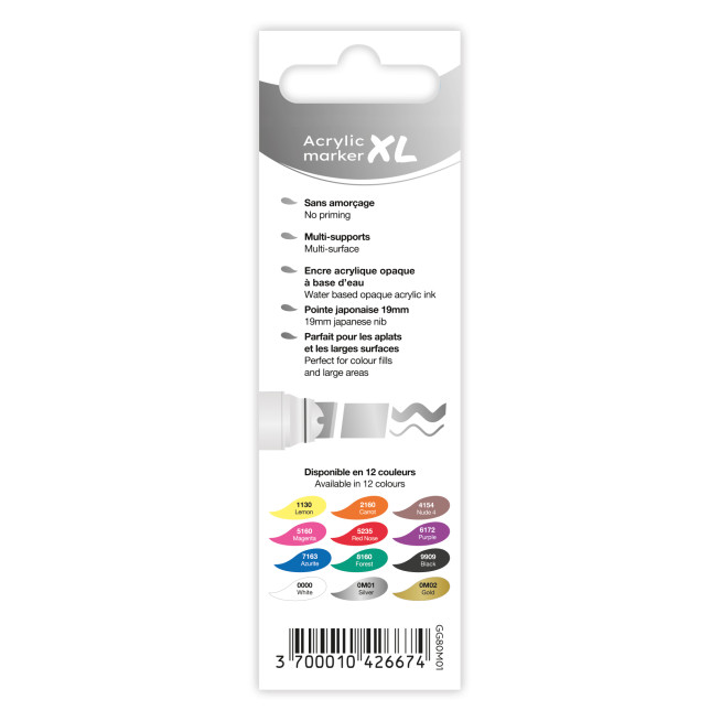 MARKER AKRYLOWY GRAPH\'IT GO XL 0M01