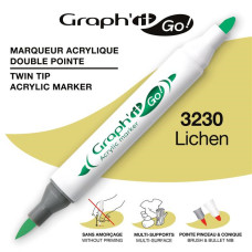 MARKER AKRYLOWY GRAPH\'IT GO Z DWIEMA KOŃCÓWKAMI NR 3230 LICHEN