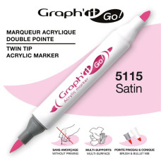 MARKER AKRYLOWY GRAPH\'IT GO Z DWIEMA KOŃCÓWKAMI NR 5115 SATIN