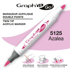 MARKER AKRYLOWY GRAPH\'IT GO Z DWIEMA KOŃCÓWKAMI NR 5125 AZALEA