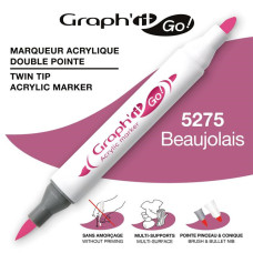 MARKER AKRYLOWY GRAPH\'IT GO Z DWIEMA KOŃCÓWKAMI NR 5275 BEAUJOLAIS